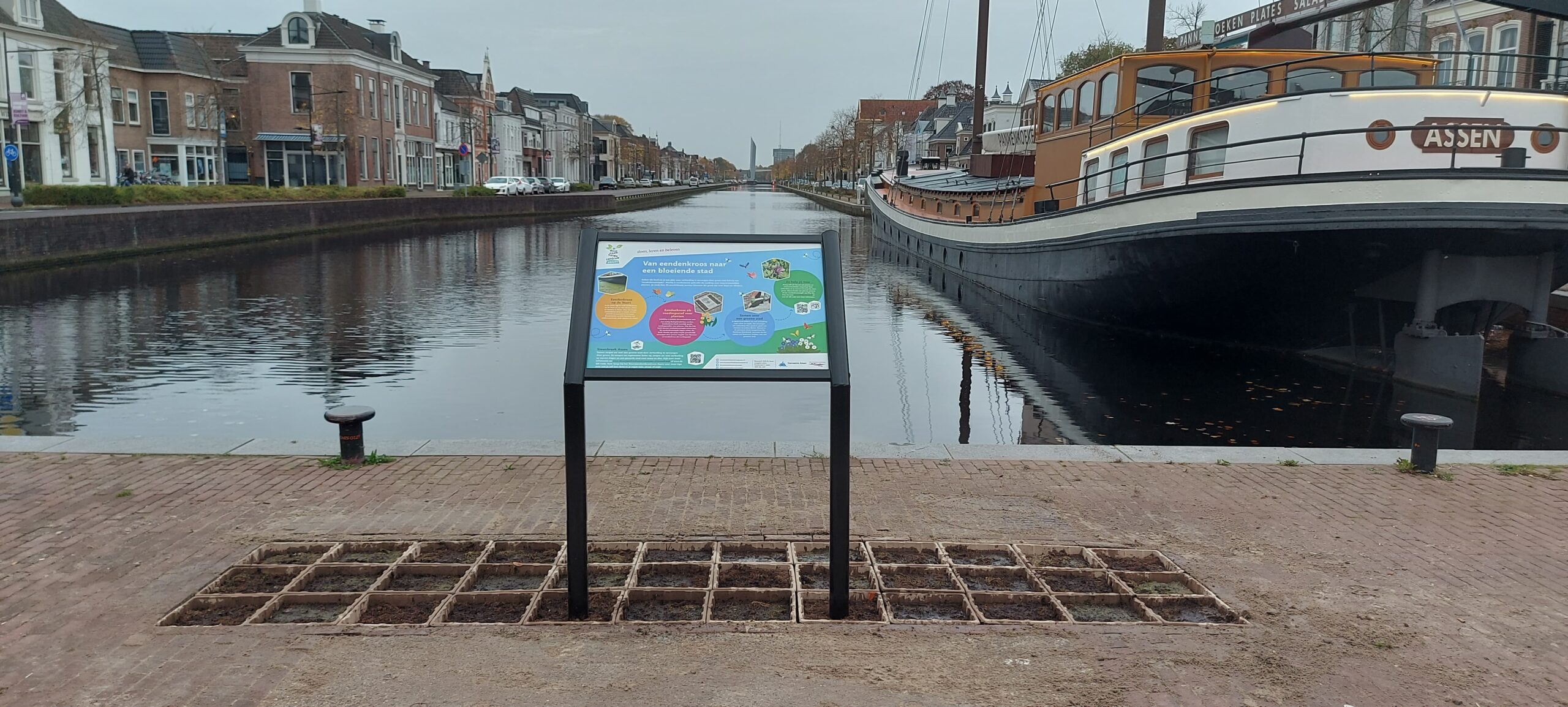 Eendenkroostuintje bij de Vaart in Assen