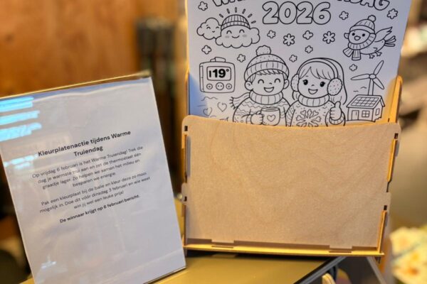 Kleurplatenactie warme truiendag!