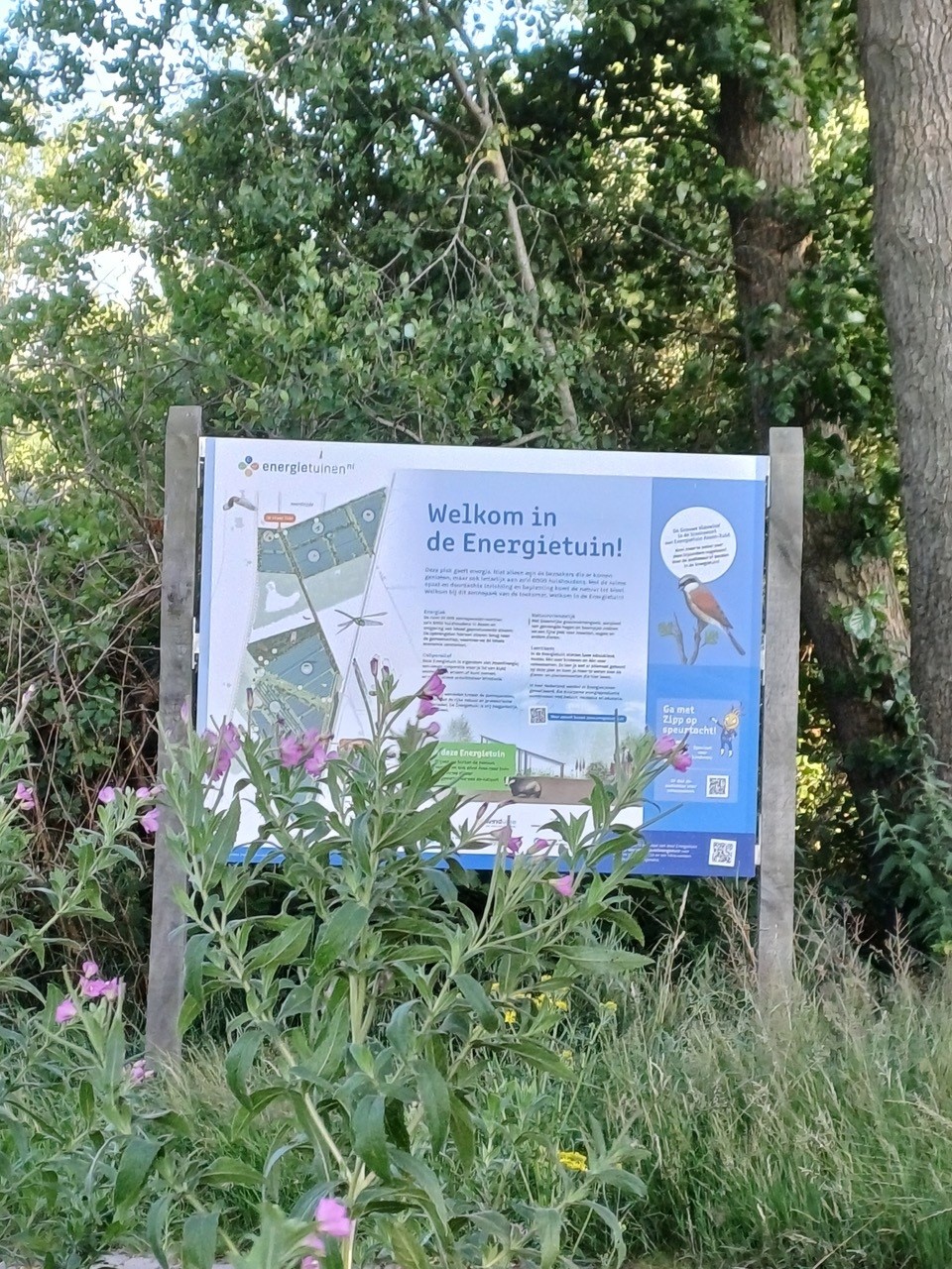 Bord van de Asser energietuin